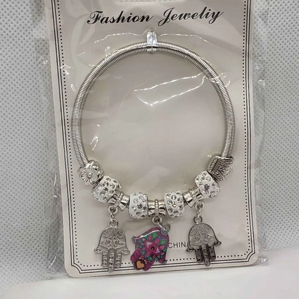 Brand New Three Hamsa Bracelet